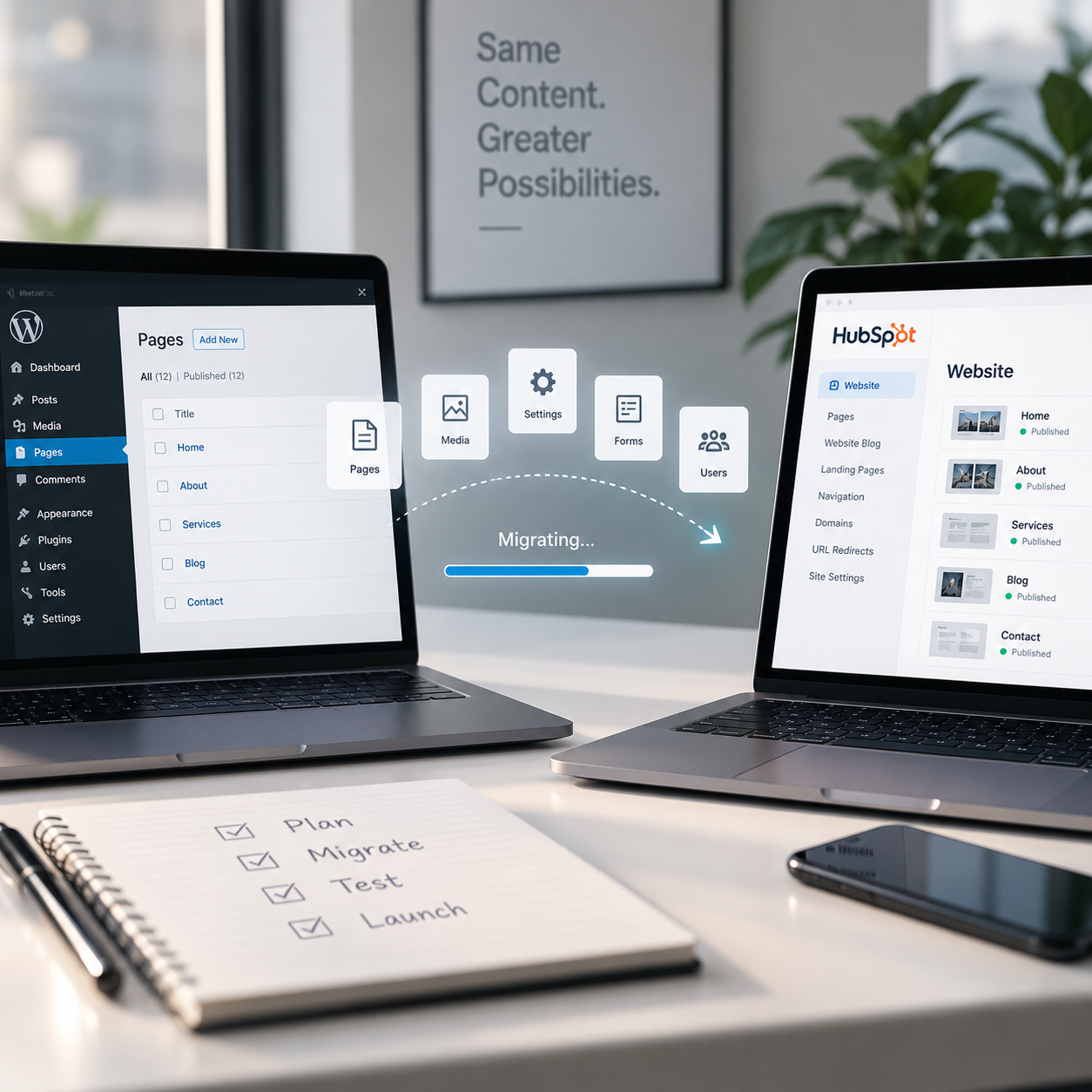 website migrate